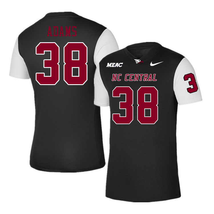 Men-Youth #38 Eric Adams North Carolina Central Eagles 2023 College Football Jerseys Stitched Sale-B